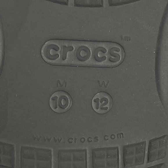 Crocs Men's Black Classic Slides Size 10 Slip On Lightweight Shoes Comfort - Picture 7 of 7